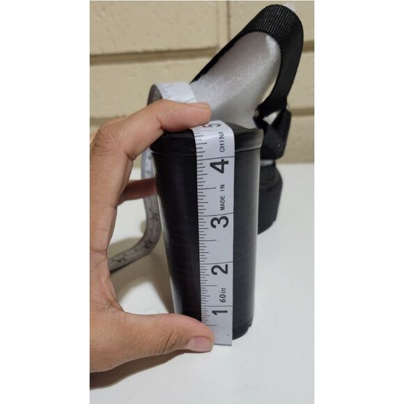 NWOTs Charles by Charles David Vast Chunky Platform Sandals - Black Webbing, 7M - Picture 7 of 16